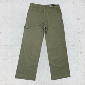 NWT Delia’s by Dollskill Olive So Missunderstood Twill  Carpenter Pants Size M